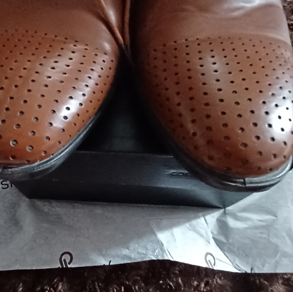 Men's Civilized Oxford leather Softstags w/ Memory foam - Picture 6 of 7